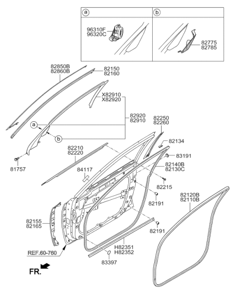 2015 Hyundai Equus Plug-Hole Diagram for 83191-3K030