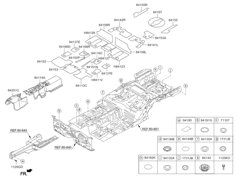 2015 Hyundai Equus Isolation Pad & Plug Diagram 2