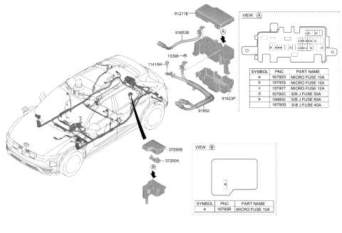 2024 Hyundai Ioniq 5 US made Floor Wiring Diagram 2