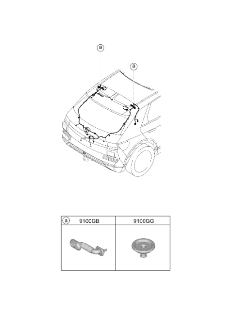 2024 Hyundai Ioniq 5 US made Door Wiring Diagram 3