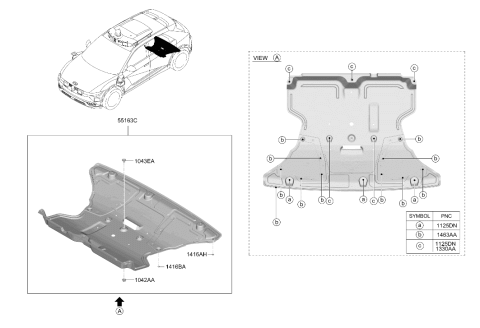 2024 Hyundai Ioniq 5 US made Rear Suspension Control Arm Diagram 2