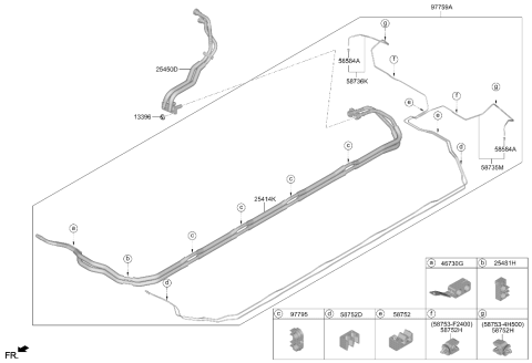 2024 Hyundai Ioniq 5 US made Cooling System Diagram 2