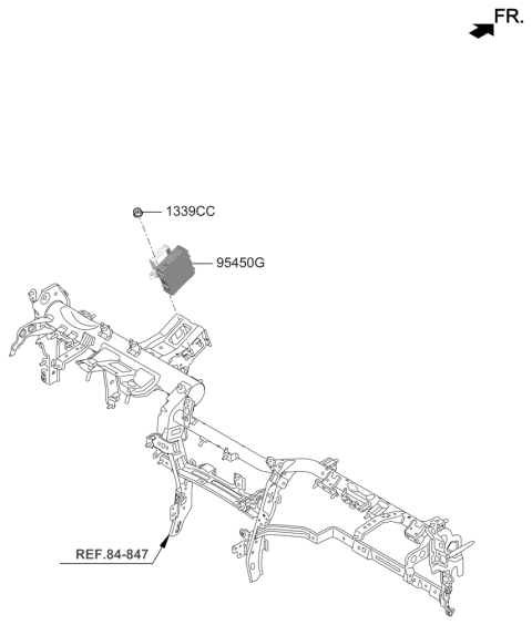2019 Hyundai Genesis G70 Steering Column & Shaft Diagram 2