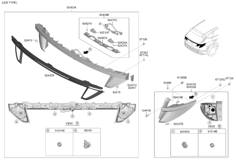 2025 Hyundai Tucson Hybrid Rear Combination Lamp Diagram 2