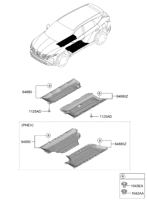 2026 Hyundai Tucson Hybrid Isolation Pad & Plug Diagram 2