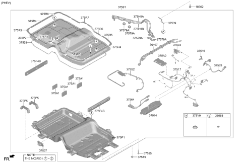 2026 Hyundai Tucson Bus Bar-Negative Diagram for 375B9-L5000