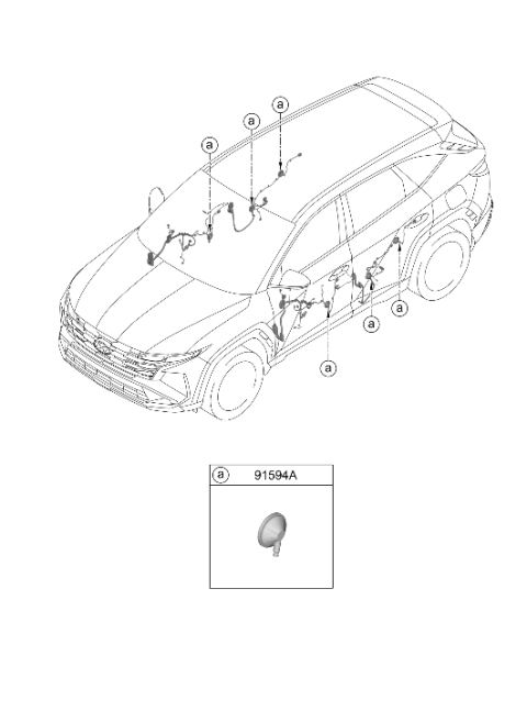 2025 Hyundai Tucson Hybrid Floor Wiring Diagram 2