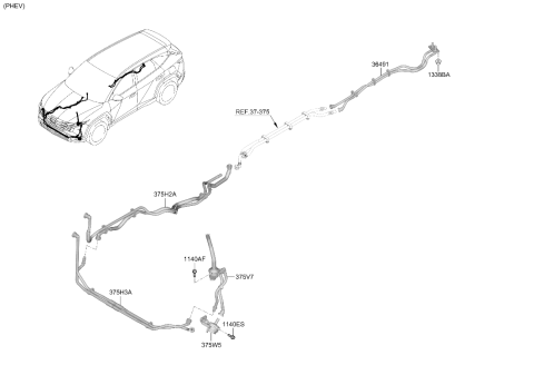 2026 Hyundai Tucson Water Pump Assembly-Electric Diagram for 375W5-P4500