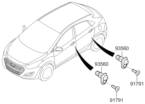 2016 Hyundai Elantra GT Switch Diagram 2