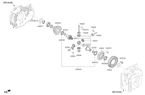 2022 Hyundai Sonata Transaxle Gear - Auto Diagram 2