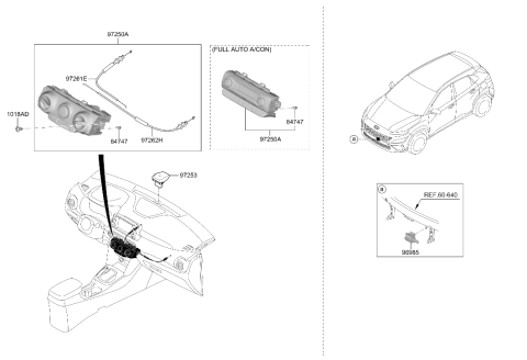 2022 Hyundai Kona Photo Sensor Diagram for 97253-H5100