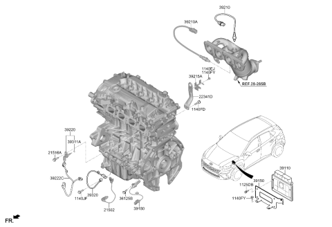 2022 Hyundai Kona Electronic Control Diagram 2