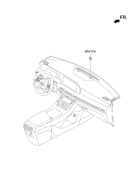 2024 Hyundai Palisade Front Door Locking Diagram 2