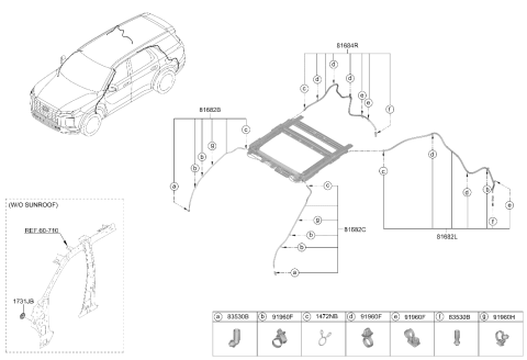 2025 Hyundai Palisade Sunroof Diagram 2