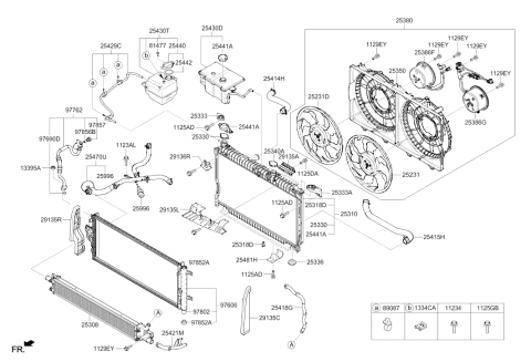 2016 Hyundai Tucson Spring Nut Diagram for 13341-06001