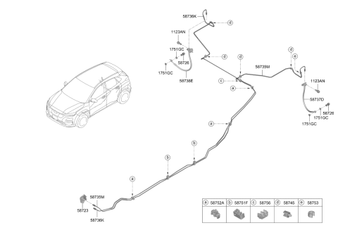 2019 Hyundai Kona Electric Brake Fluid Line Diagram 2