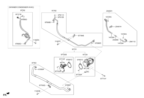 2019 Hyundai Kona Electric Cooling System Diagram 2