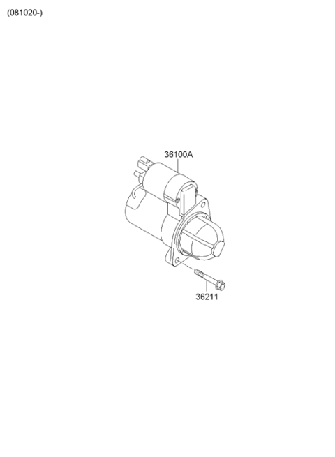 2009 Hyundai Sonata Old Body Style Starter Diagram 2