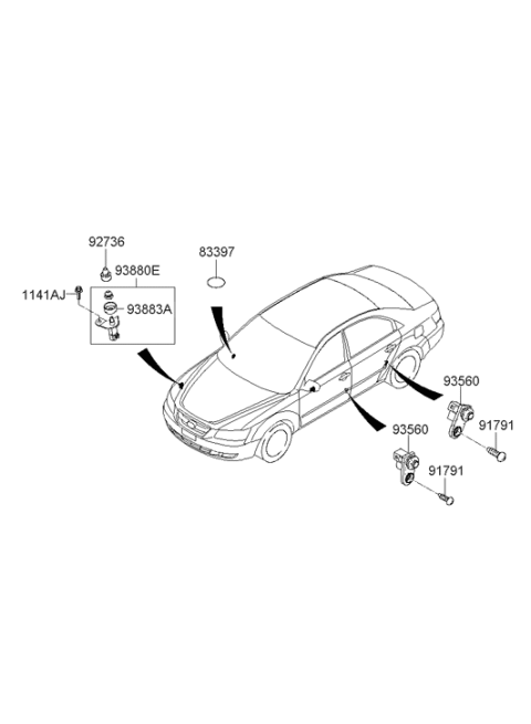 2008 Hyundai Sonata Switch Diagram 2