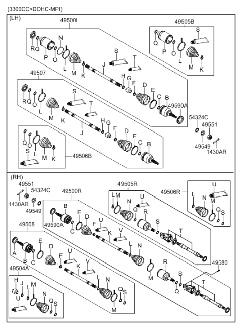 2008 Hyundai Sonata Drive Shaft Diagram 2