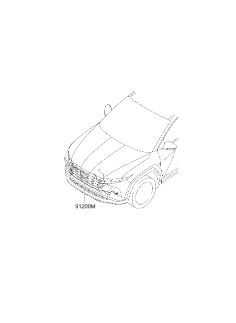 2024 Hyundai Tucson Korean made Miscellaneous Wiring Diagram 2