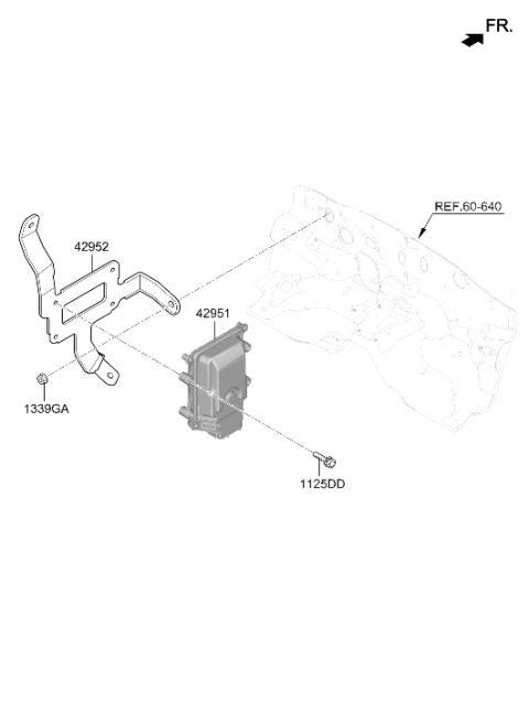 2024 Hyundai Tucson Korean made Auto Transmission Case Diagram 2