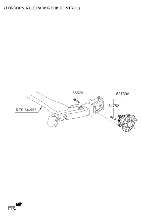 2018 Hyundai Elantra GT Rear Axle Diagram 2