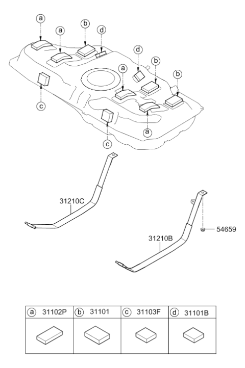 2019 Hyundai Elantra GT Fuel System Diagram 3