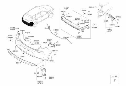 2020 Hyundai Elantra GT Bolt Diagram for 11250-06143