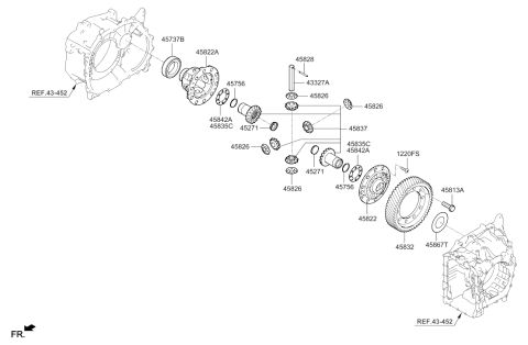 2018 Hyundai Elantra GT Transaxle Gear - Auto Diagram 2