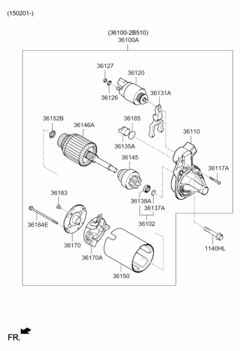 2016 Hyundai Sonata Starter Diagram 2