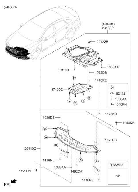 2016 Hyundai Sonata Under Cover Diagram 3