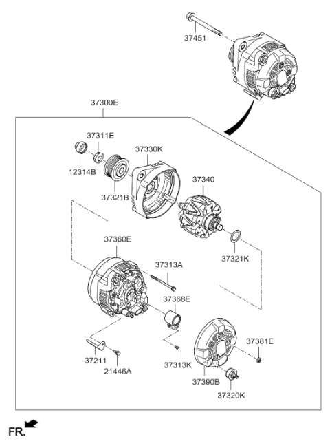 2015 Hyundai Sonata Alternator Diagram 2