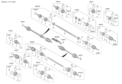 2026 Hyundai Kona Drive Shaft-Front Diagram 3