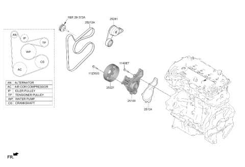 2026 Hyundai Kona Coolant Pump Diagram 2