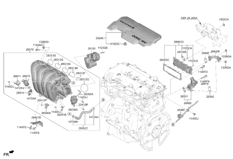 2026 Hyundai Kona Intake Manifold Diagram 2
