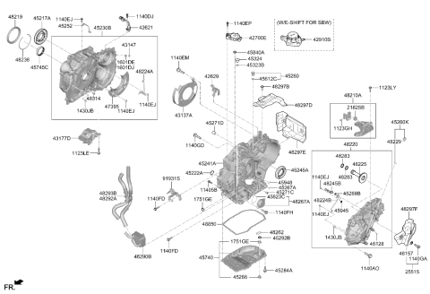 2026 Hyundai Kona Auto Transmission Case Diagram 2
