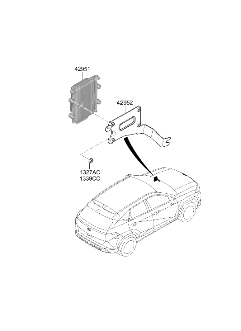 2026 Hyundai Kona Auto Transmission Case Diagram 3