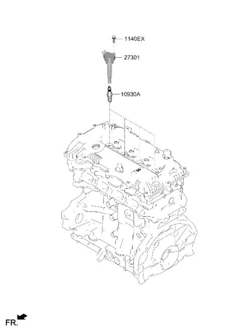 2026 Hyundai Kona Spark Plug & Cable Diagram 2