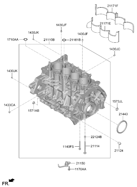 2026 Hyundai Kona Cylinder Block Diagram 2