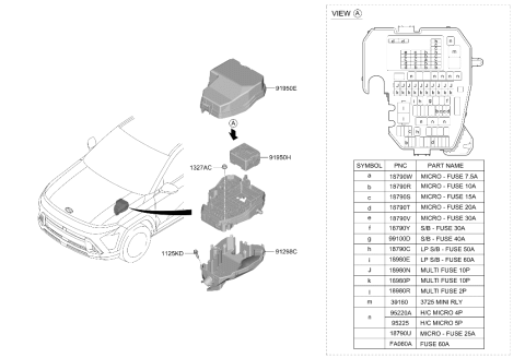 2026 Hyundai Kona Front Wiring Diagram 2