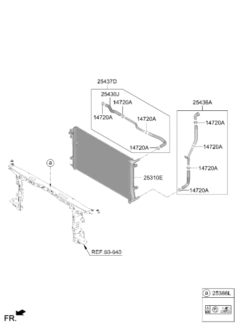 2022 Hyundai Elantra Hybrid Engine Cooling System Diagram 2