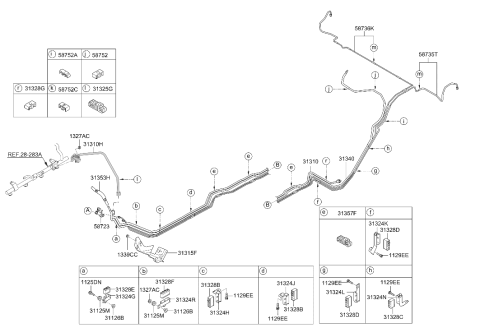 2010 Hyundai Equus Brake Fluid Line Diagram 2