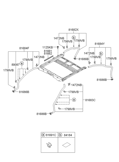 2013 Hyundai Equus Sunroof Diagram 2