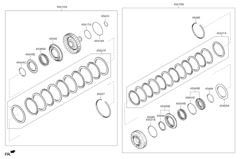 2013 Hyundai Equus Transaxle Clutch - Auto Diagram 2