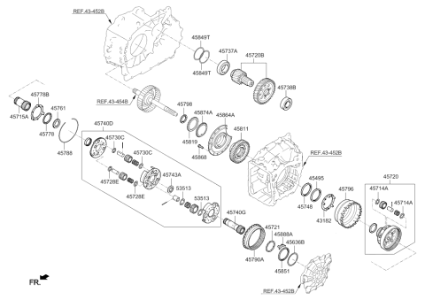 2019 Hyundai Sonata Transaxle Gear - Auto Diagram 2