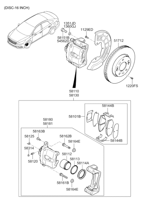 2019 Hyundai Sonata Front Axle Diagram 2