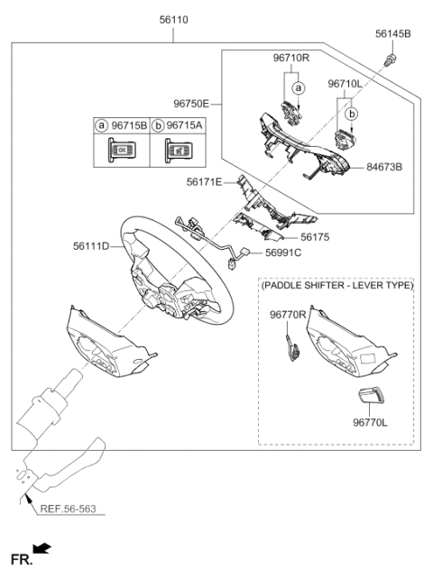 2019 Hyundai Sonata Extension Wire Diagram for 56190-C2400