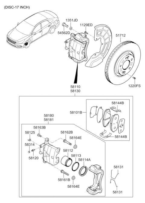 2019 Hyundai Sonata Front Axle Diagram 3