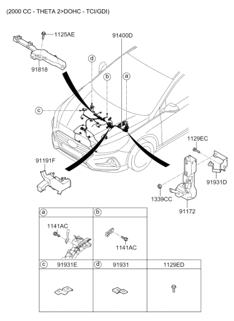2018 Hyundai Sonata Control Wiring Diagram 3